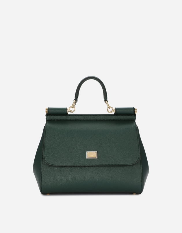 Dolce & Gabbana Borsa A Mano - Woman Handbags Green Leather Onesize