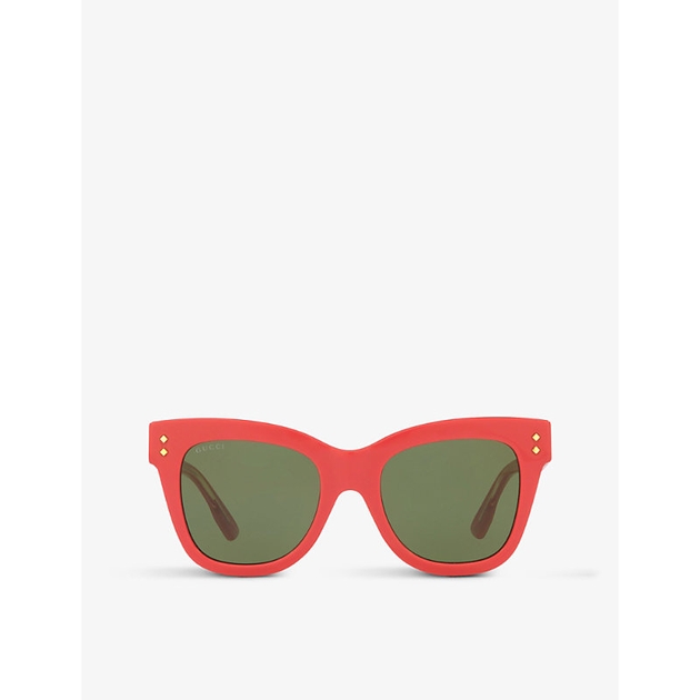 Womens Gucci Gg1082S Cat-Eye Acetate Sunglasses
