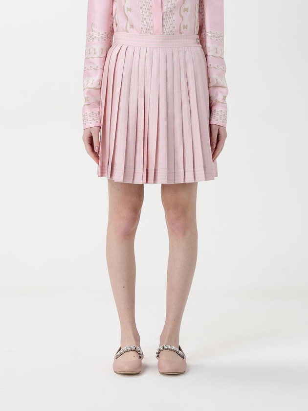 Skirt VERSACE Woman color Pink