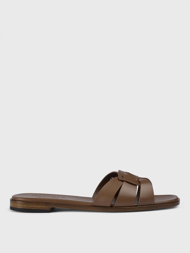 Flat Sandals DOUCAL'S Woman color Brown