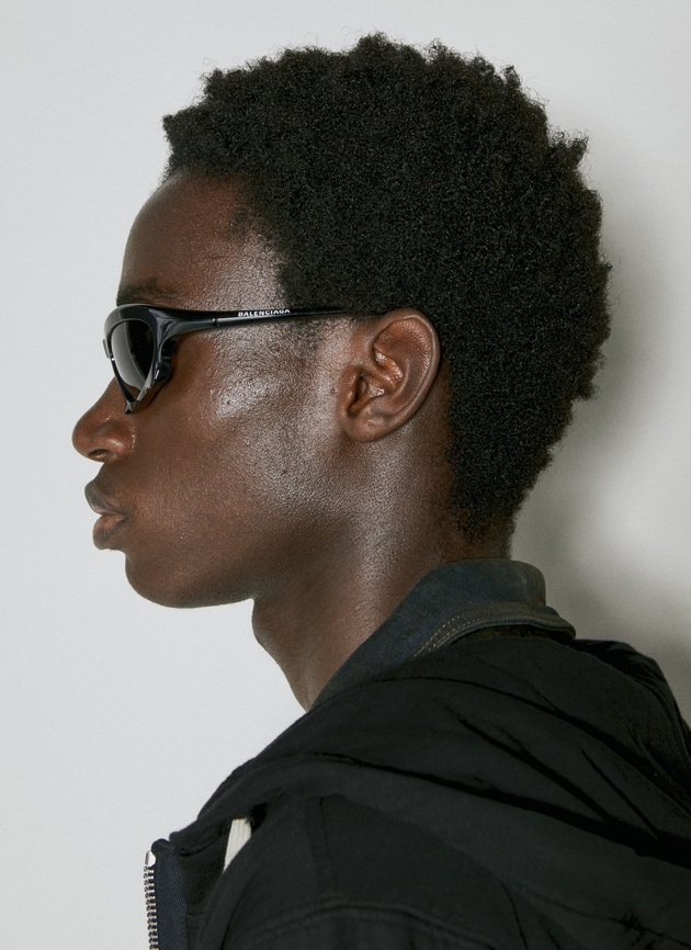 Balenciaga Bat Rectangle Sunglasses | Sunglasses Black One