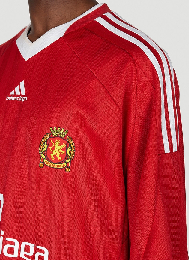 Balenciaga x adidas Soccer T-shirt | Man T-shirts Red 1