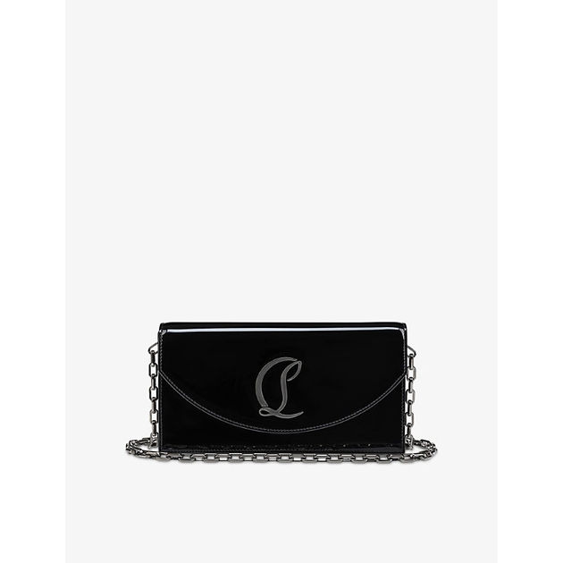 Womens Christian Louboutin Loubi54 Patent-Leather Cross-Body Bag