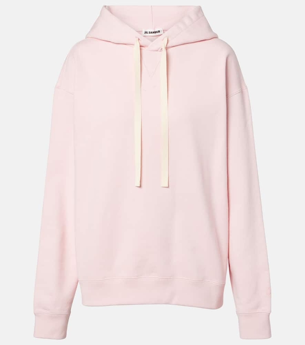 Jil Sander Cotton jersey hoodie