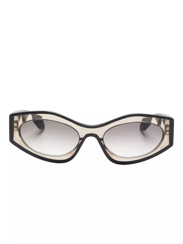 azzedine alaïa cat-eye sunglasses - Black