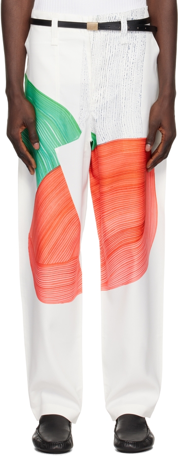 HOMME PLISSÉ ISSEY MIYAKE White Ronan Bouroullec Edition Drawing